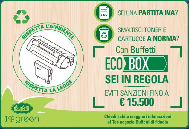 Smaltisci le cartucce toner in sicurezza